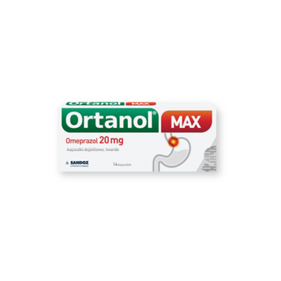 Ortanol Max, 20 mg, kapsułki dojelitowe, 14 szt.