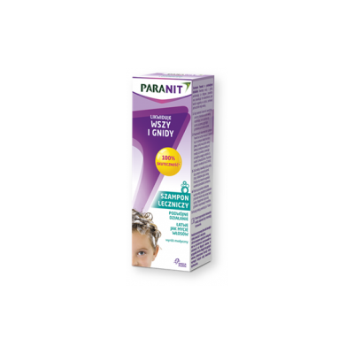 Paranit, szampon leczniczy likwidujący wszy i gnidy, 100 ml