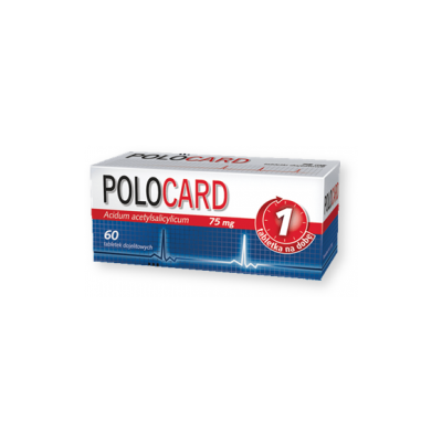 Polocard, 75 mg, tabletki dojelitowe, 60 szt.