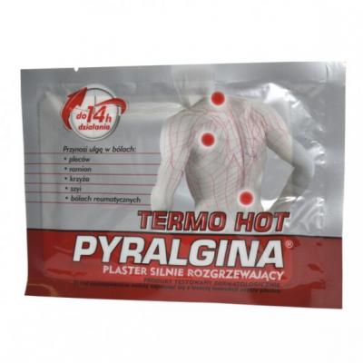 Pyralgina Termo Hot, plaster silnie rozgrzewający, 1 szt.