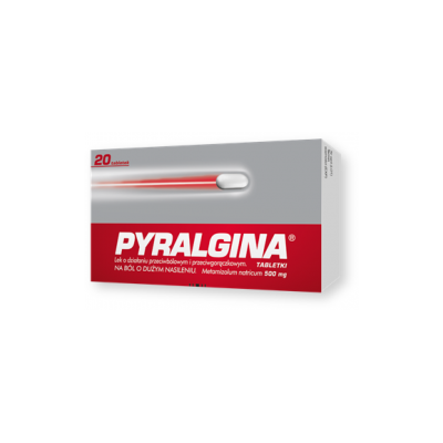 Pyralgina, 500 mg, tabletki, 20 szt.