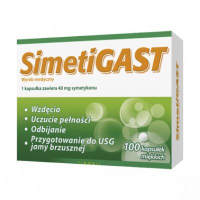 Simetigast 40 mg, kapsułki miękkie, 100 szt.