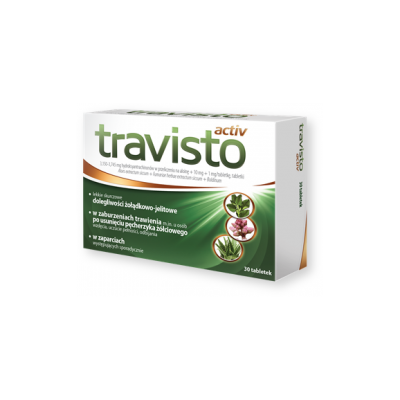 Travisto activ, 0,015g+0,01g+1mg, tabletki, 30 szt.