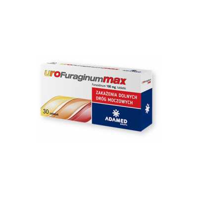 UroFuraginum Max, 100 mg, tabletki, 30 szt.