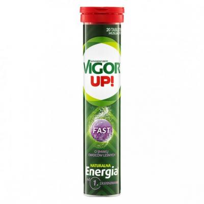 Vigor Up! Fast, o smaku owoców leśnych, tabletki musujące, 20 szt.