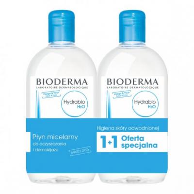 Zestaw Promocyjny Bioderma Hydrabio H2O, nawilżający płyn micelarny, 500 ml x 2 szt.