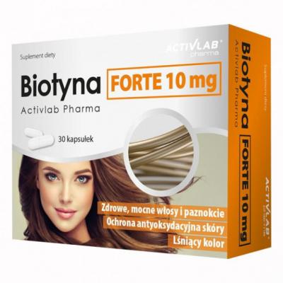 Biotyna Forte 10 mg Activlab Pharma, 30 kapsułek