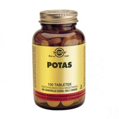 Solgar Potas, tabletki, 100 szt.
