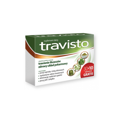 Travisto, tabletki, 40 szt. (30 + 10 gratis)