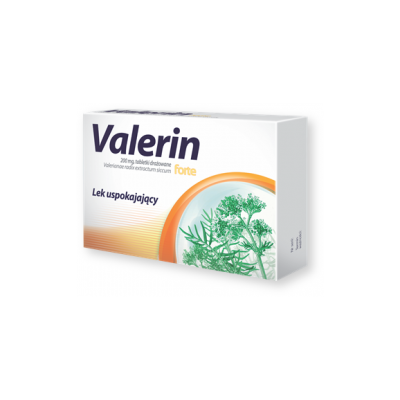 Valerin forte, 200 mg, tabletki drażowane, 15 szt.