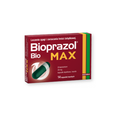 Bioprazol Bio Max, 20 mg, kapsułki dojelitowe twarde, 14 szt.