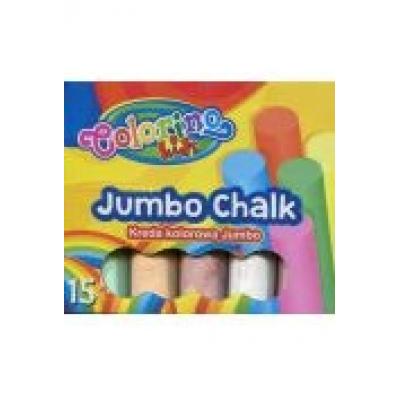 Kreda kolorowa jumbo colorino kids 15 sztuk w pudełku