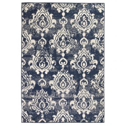 Emaga vidaxl nowoczesny dywan, wzór paisley, 80 x 150 cm, beżowo-niebieski