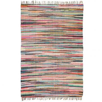 Emaga vidaxl ręcznie tkany dywanik chindi, bawełna, 120x170 cm, kolorowy