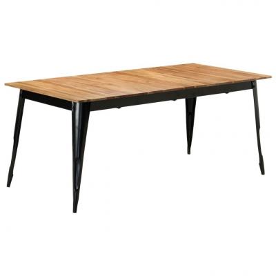 Emaga vidaxl stół do jadalni, 180x90x76 cm, lite drewno akacjowe