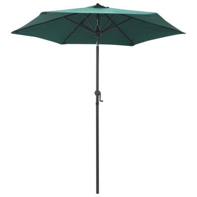 Emaga vidaxl parasol, zielony, 200 x 211 cm, aluminium