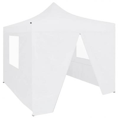 Emaga vidaxl profesjonalny, składany namiot imprezowy, 4 ściany, 2x2 m, stal