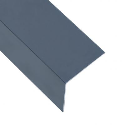 Emaga vidaxl kątowniki, 5 szt., aluminiowe, antracytowe, 170 cm, 50x50 mm