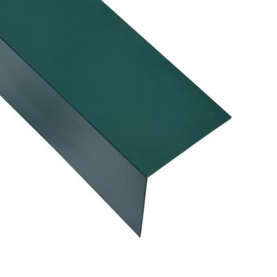 Emaga vidaxl kątowniki, 5 szt., aluminiowe, zielone, 170 cm, 30x30 mm