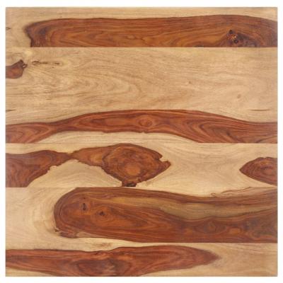 Emaga vidaxl blat stołu, lite drewno sheesham, 15-16 mm, 80x80 cm