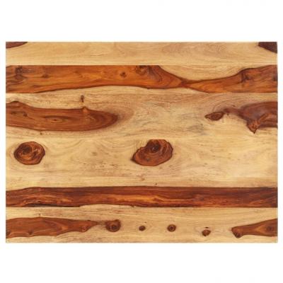 Emaga vidaxl blat stołu, lite drewno sheesham, 15-16 mm, 60x70 cm