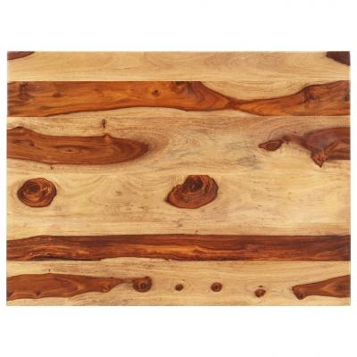 Emaga vidaxl blat stołu, lite drewno sheesham, 25-27 mm, 70x90 cm
