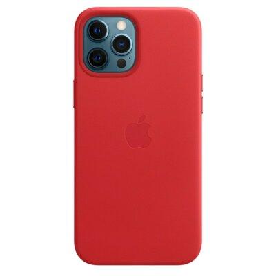 Skórzane etui APPLE z MagSafe do iPhone’a 12 Pro Max (PRODUCT)RED MHKJ3ZM/A