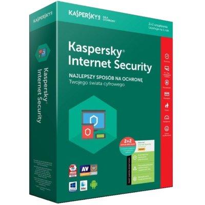 Program Kaspersky Internet Security (2 PC + 2 urządzenia Android, 1 rok)