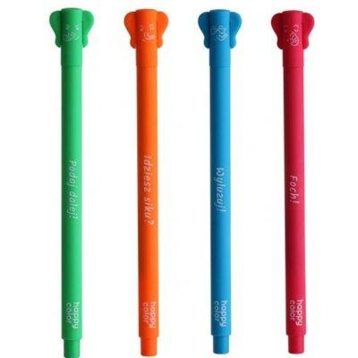 Produkt z outletu: Długopis żelowy HAPPY COLOR Feelingi Elephants