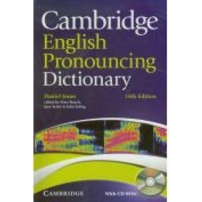 Camb english pronouncing dictionary 18ed pb w/cd-rom