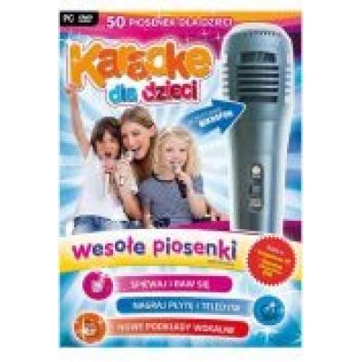 Karaoke dla dzieci wesołe piosenki z mikrofonem pc dvd