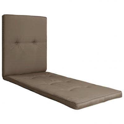 Emaga vidaxl poduszka na leżak, taupe, 190x60x5 cm