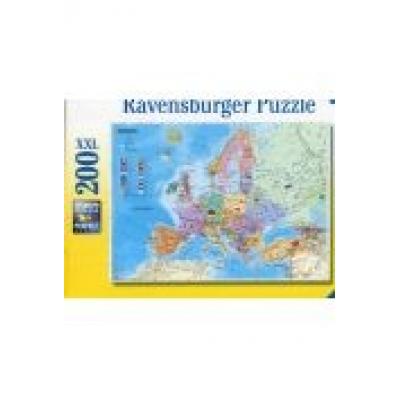 Puzzle 200 polityczna mapa europy xxl