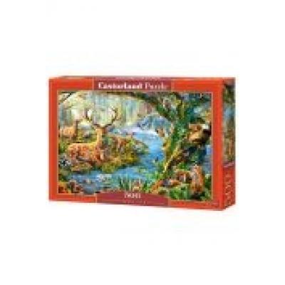 Puzzle 500 forest life castor