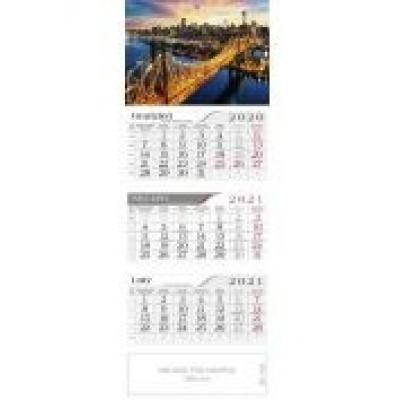 Kalendarz 2021 trójdzielny most crux
