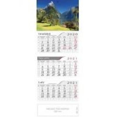 Kalendarz 2021 trójdzielny nowa zelandia crux