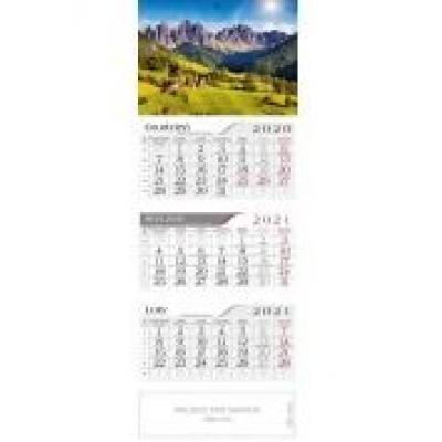 Kalendarz 2021 trójdzielny dolomity crux