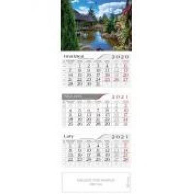 Kalendarz 2021 trójdzielny w parku crux