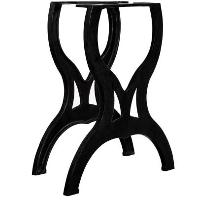 Emaga vidaxl nogi do stołu jadalnianego, 2 szt., kształt litery x, żeliwo