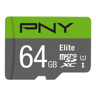 PNY MicroSDXC 64 GB 100 MB/s P-SDUX64U185GW-GE