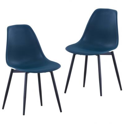 Emaga vidaxl krzesła stołowe, 2 sztuki, turkusowe, pp