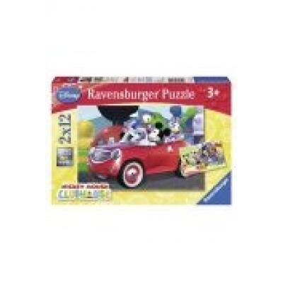 Puzzle 2x12el minnie i przyjaciele 075652 ravensburger