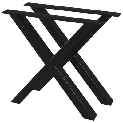 Emaga vidaxl nogi do stołu, 2 szt., kształt litery x, 80 x 72 cm