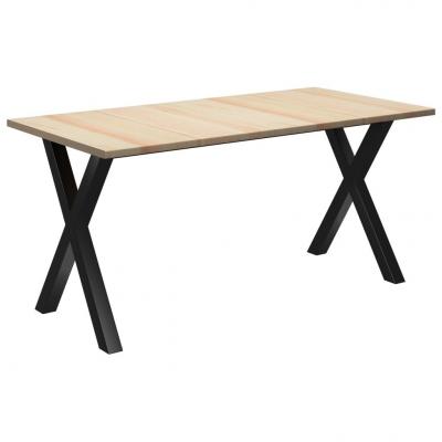 Emaga vidaxl stół do jadalni, 160x80x76 cm, drewno sosnowe