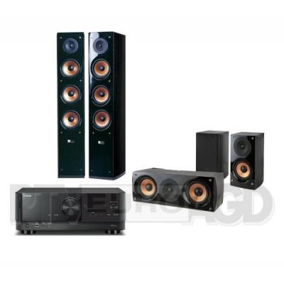 Yamaha MusicCast RX-V4A (czarny), Pure Acoustics NOVA 8, NOVA 6 (czarny)