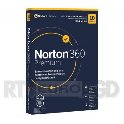 Norton 360 Premium 75GB (10 urządzeń / 1 rok)