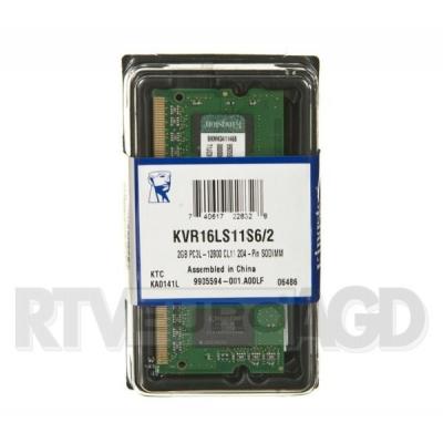 Kingston DDR3 2GB KVR16LS11S6/2 SODIMM