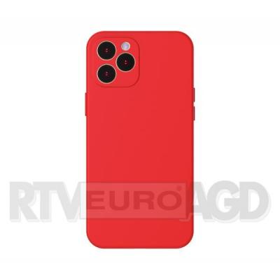 Baseus Liquid Silica Gel Case iPhone 12 Pro (czerwony)