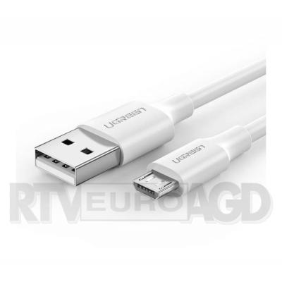 UGREEN Kabel micro USB QC 3.0 2.4A 1.5m (biały)