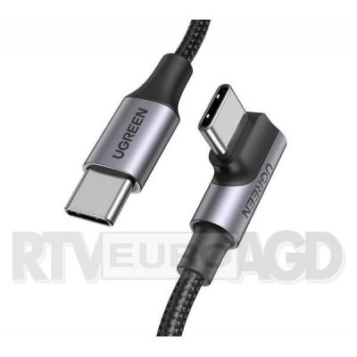 UGREEN Kabel kątowy USB-C do USB-C 5A, PD 100W, 1m (czarny)